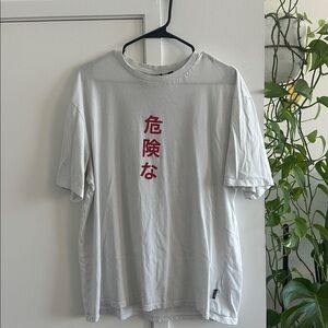 ONLY & SONS White Tee with Red Print